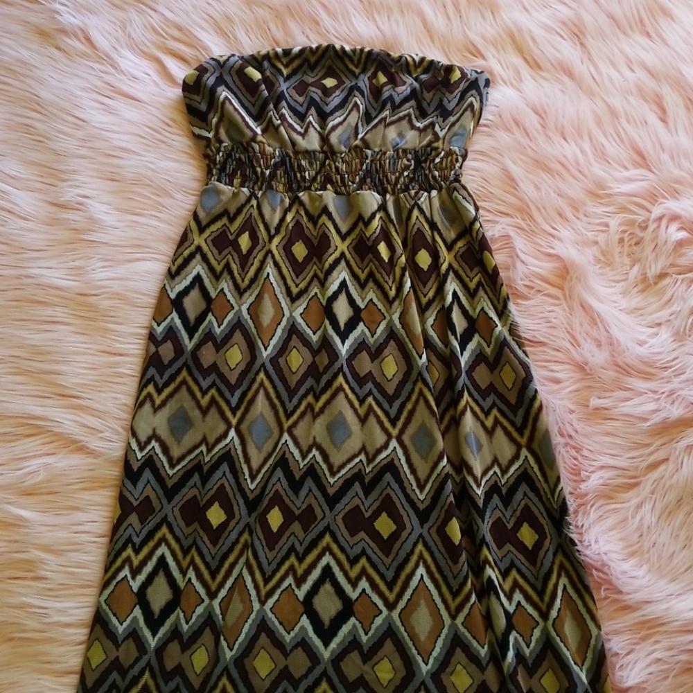 😜Psychedelic Maxi Dress